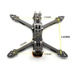 Hot Sales Mark4 Mark 4 5inch 225mm/ 6inch 260mm / 7inch 295mm W/ 5mm Arm FPV Racing Quadcopter Freestyle Frame for Rooster 230mm